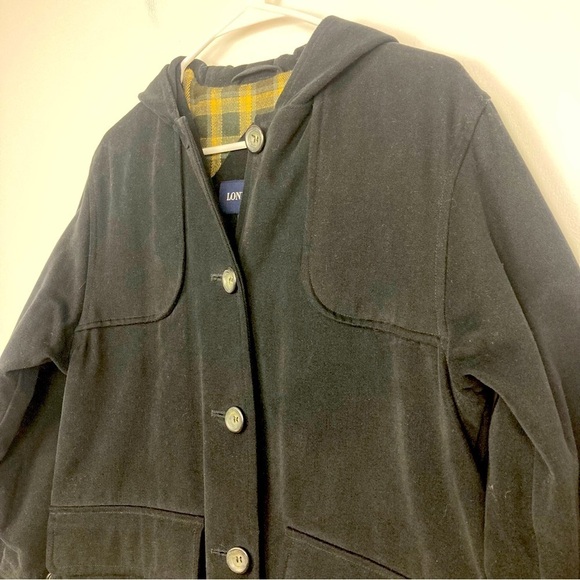 LONDON FOG Hooded Button Up Cotton Jacket Coat - Size SP - Picture 6 of 12